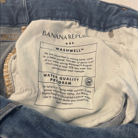 Banana Republic Medium Wash Low Rise Bootcut Jeans SZ 16 casual vintage stretch - Picture 6 of 14